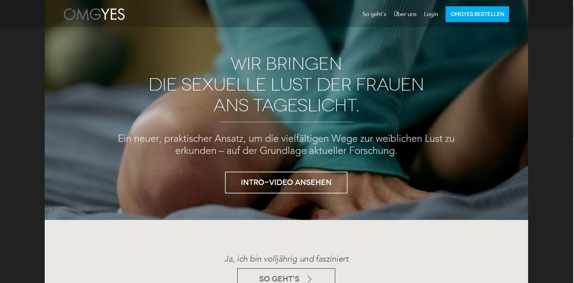 OMGYES Online über weibliche Lust lernen