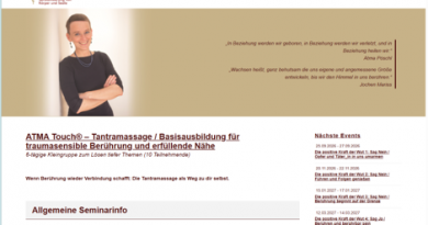 Screensshot Atma Pöschl Wien